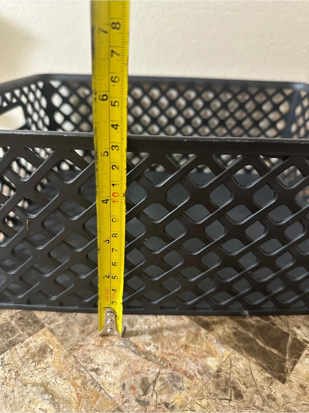 Black Plastic Basket